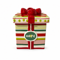 American Atelier At Home "Hope" Earthenware Gift Box - Christmas Decor