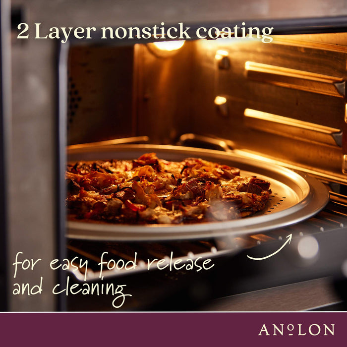 Styled lifestyle shot: for everyday cooking – carbon steel – Anolon Ceramic Reinforced Crisper Tray 33cm