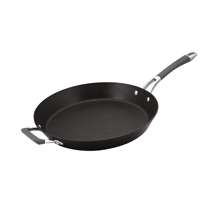 For searing, frying and everyday cooking – hard-anodised aluminium – Anolon Endurance+ Nonstick Induction Open French Skillet 34cm
