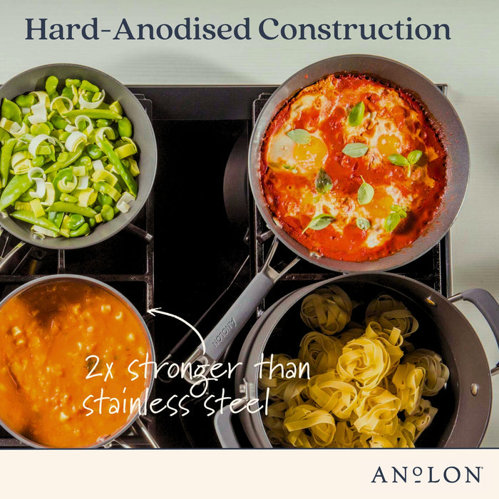 Anolon Endurance+ Nonstick Induction Skillet Triple Pack 20/24/28cm