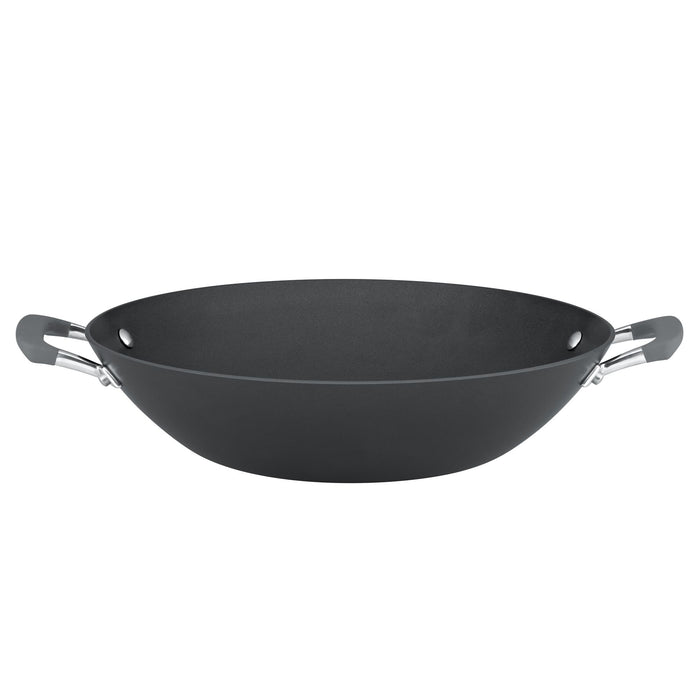 For stir-frying and wok-style cooking – hard-anodised aluminium – Anolon Endurance+ Nonstick Induction Wok 36cm