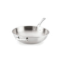 For stir-frying and wok-style cooking – tri-ply clad stainless steel – Anolon EverLast Tri-Ply Clad Stainless Steel Induction Open Stir-Fry with Helper...