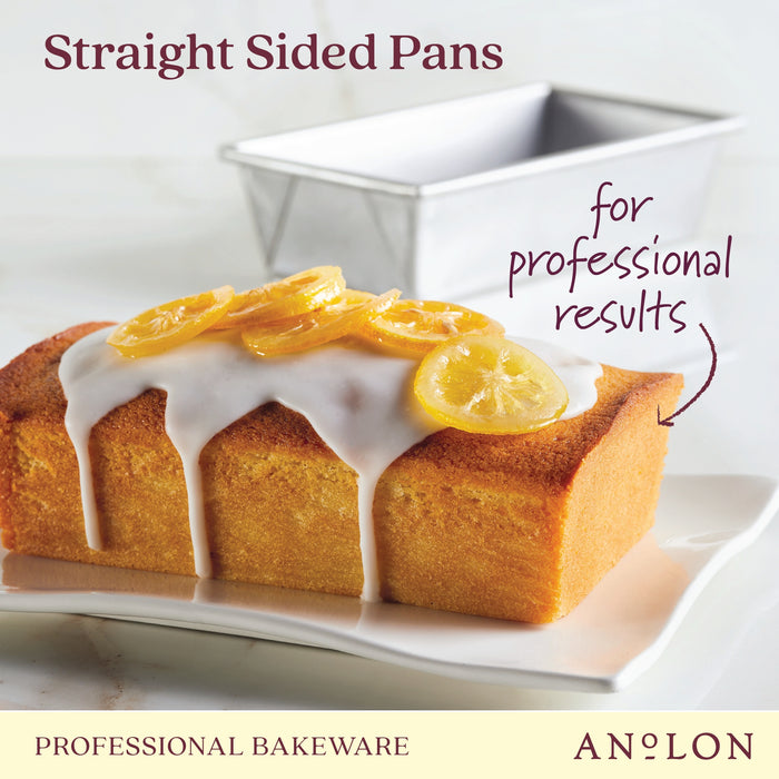 Full display view: for baking loaves and banana bread – alumised steel – Anolon Pro-Bake Loaf Pan 23 x 13cm