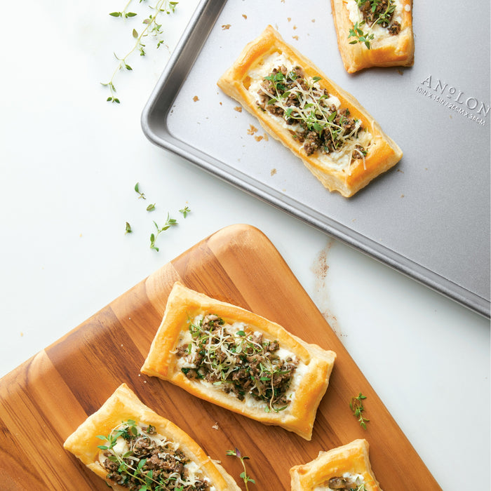 Product detail view: for roasting and sheet-pan baking – alumised steel – Anolon Pro-Bake Rectangular Baking Tray 26 x 39cm