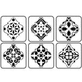 JRV Arabesque Mini Stencil - Set of 6 Durable Mylar Made in USA