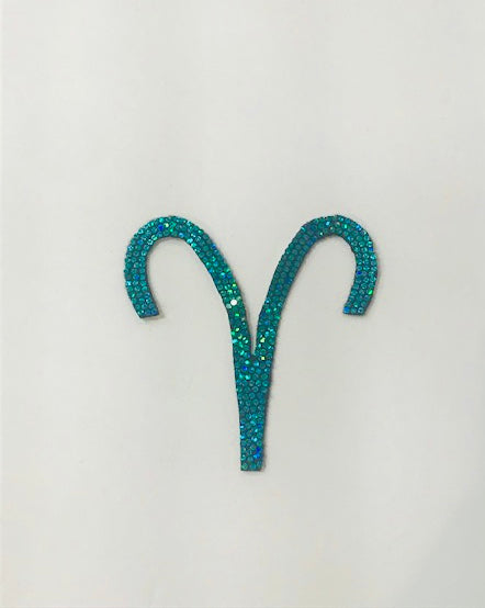 ARIES ZODIAC BLING PATCH