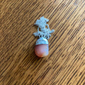 Artisan Made Rock Pendant Resembles Carnelian Handcrafted Necklace 1/2 in x 7/8 in