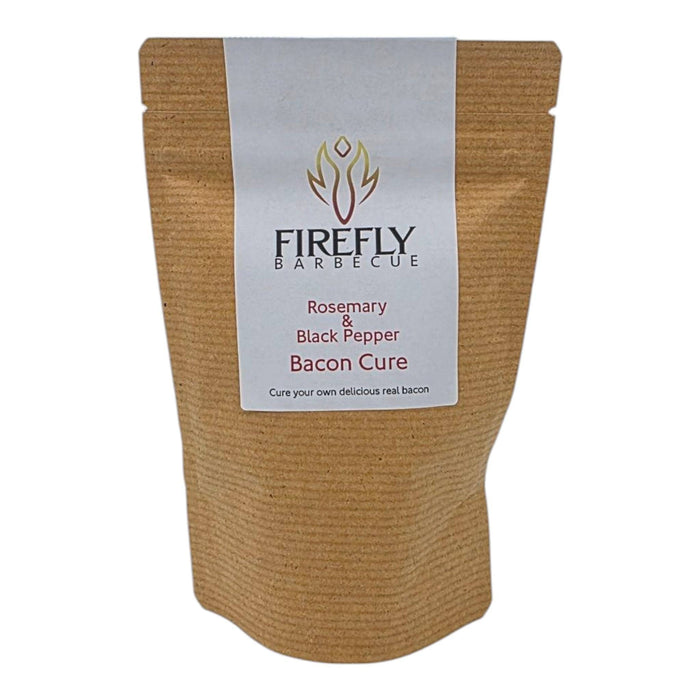 Wooden curing kit box with rosemary and black pepper