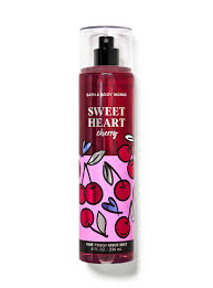 BATH & BODY WORKS FRAGRANCE MIST BODY SPRAY 8 oz "Sweet Heart Cherry"