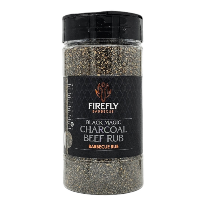 Firefly Black Magic Charcoal Beef Rub container