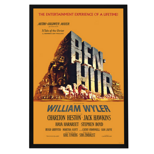 "Ben-Hur" (1959) Framed Movie Poster