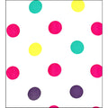freckled sage big dot purple oilcloth swatch