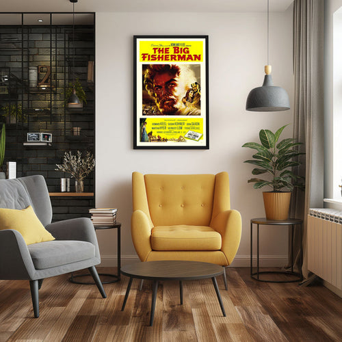 "Big Fisherman" (1959) Framed Movie Poster