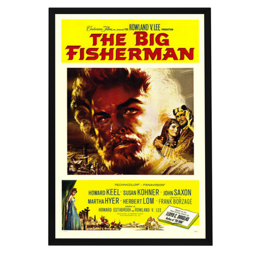 "Big Fisherman" (1959) Framed Movie Poster