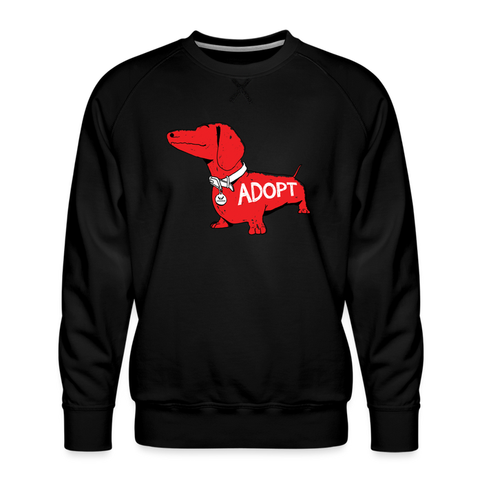 "Big Red Dog" Unisex Premium Sweatshirt - black