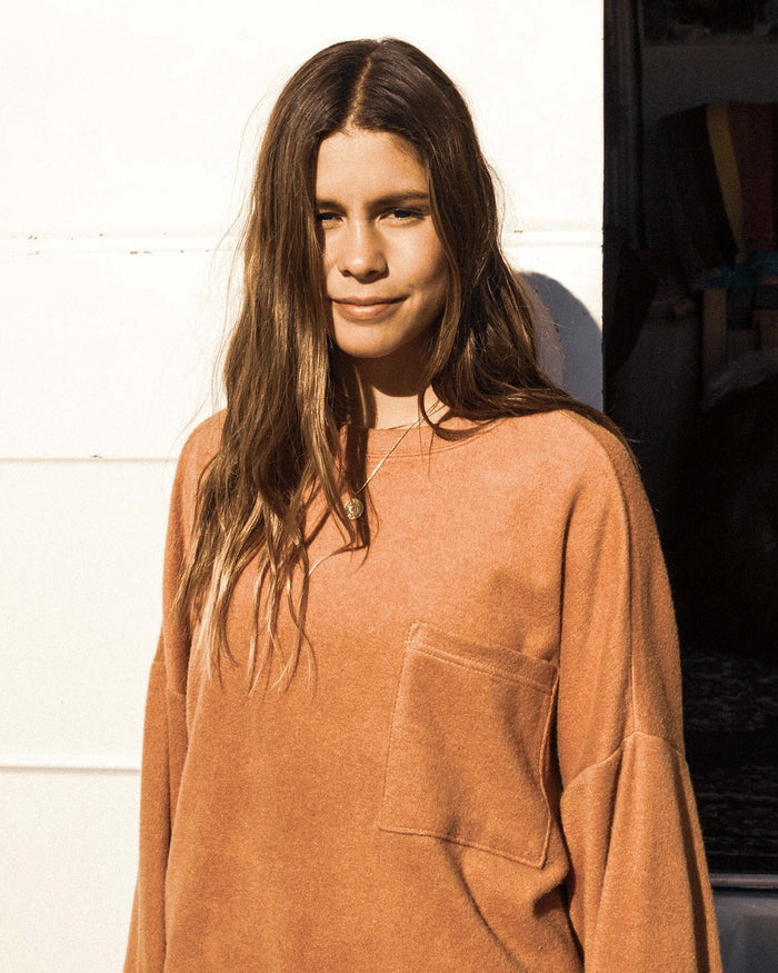 Billabong New Tides Boxy Crewneck Sweatshirt by Billabong