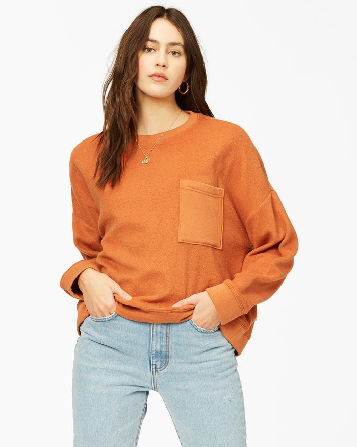 Billabong New Tides Boxy Crewneck Sweatshirt by Billabong