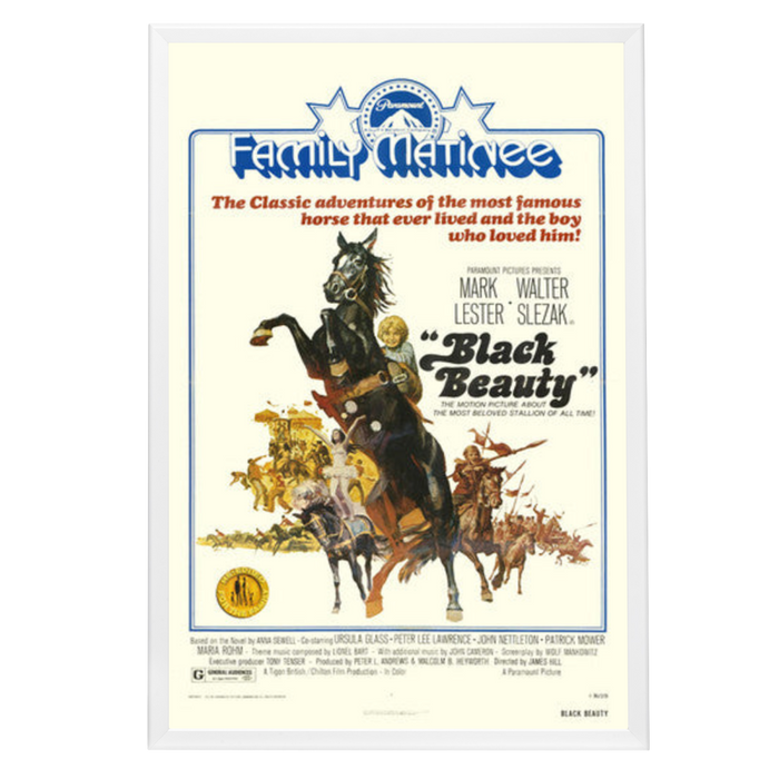"Black Beauty" (1971) Framed Movie Poster