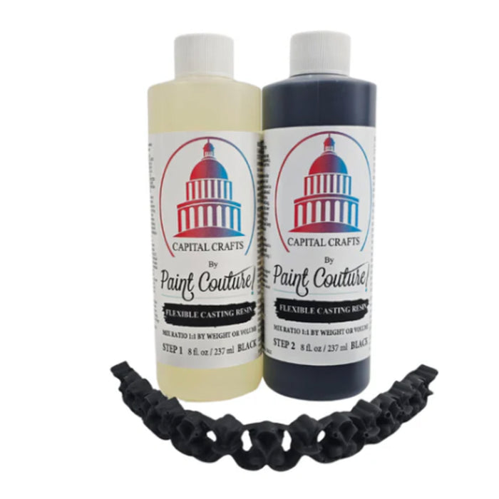 Paint Couture Flexible Casting Resin Black - Lightweight & Flexible