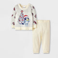 BLUEY INFANT 2 PIECE SWEATER SET Size 3-6M "Ivory with Bluey Design"