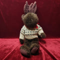 Plush Moose In Sweater - Boyds | c1985 - 1994