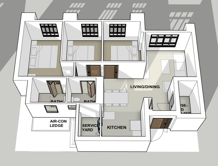 Bukit Merah Ridge 4-room
