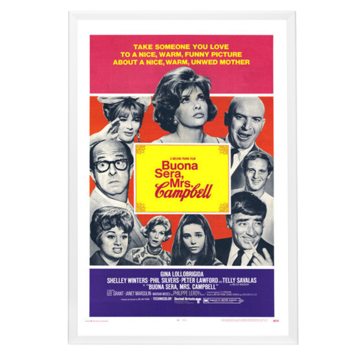 "Buona Sera, Mrs. Campbell" (1968) Framed Movie Poster