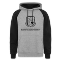 Buster's Legacy Society Colorblock Hoodie - heather gray/black