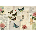 Roycycled Treasures Butterfly Masterboard Decoupage Paper - 20"x30"