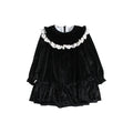 Carol Black Velvet Dress