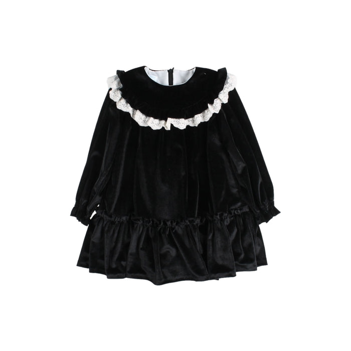 Carol Black Velvet Dress
