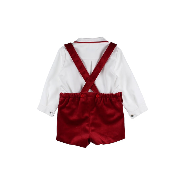 Carol Velvet Red Boy 2-Piece Set