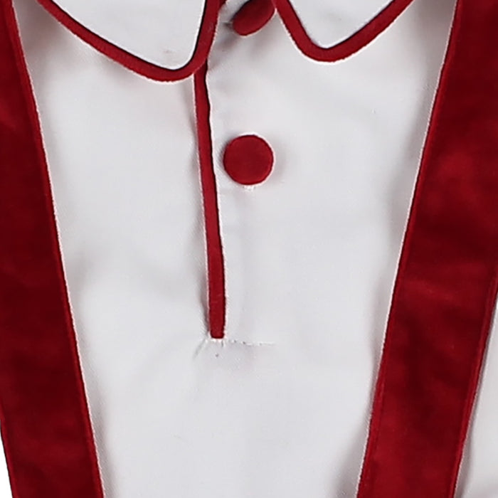 Carol Velvet Red Boy 2-Piece Set