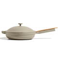 Beige Large non toxic ceramic nonstick always pan