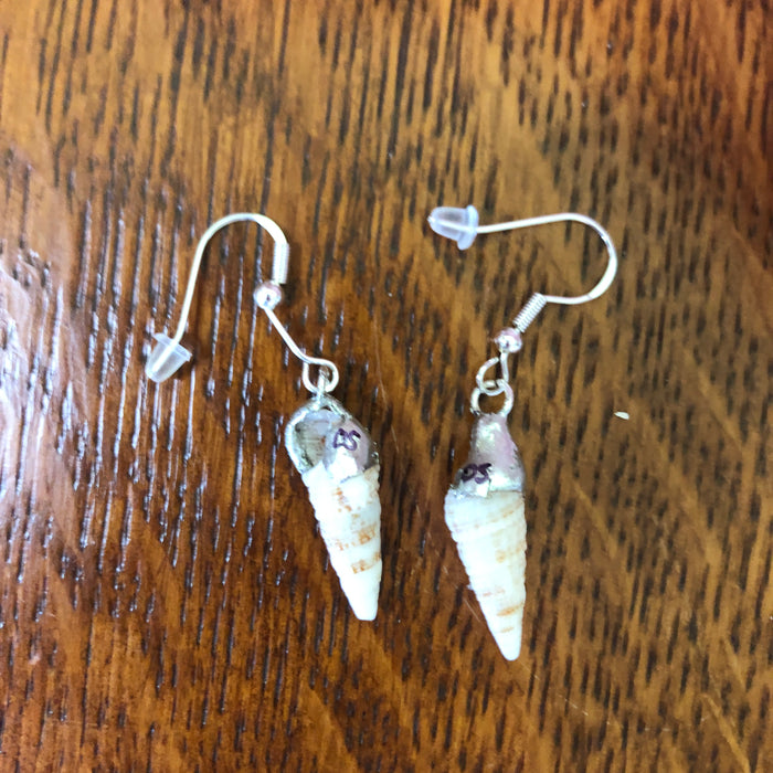 Cerith Shell Artisan Made Earrings Handcrafted Sea Shell Dangle Earrings
