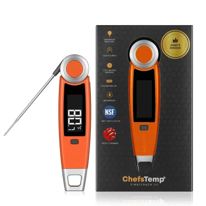 ChefsTemp Finaltouch X10 Instant Read Meat Thermometer