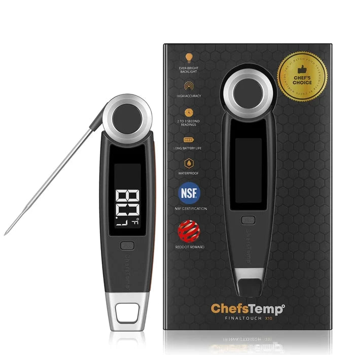ChefsTemp Finaltouch X10 Instant Read Meat Thermometer