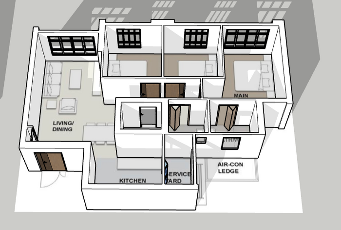 Chencharu Vines 4-room