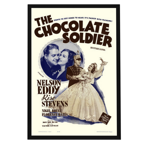 "Chocolate Soldier" (1941) Framed Movie Poster