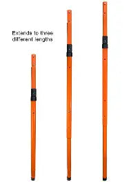 Cortina 24" Stop / Slow Paddle, Non-Reflective, w/ 81" Telescoping Handle
