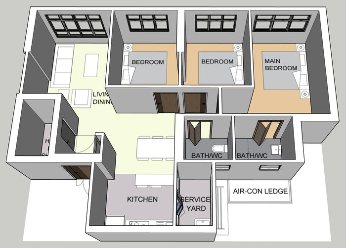 Costa Grove 4-room