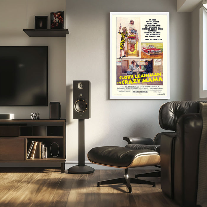 "Crazy Mama" (1975) Framed Movie Poster