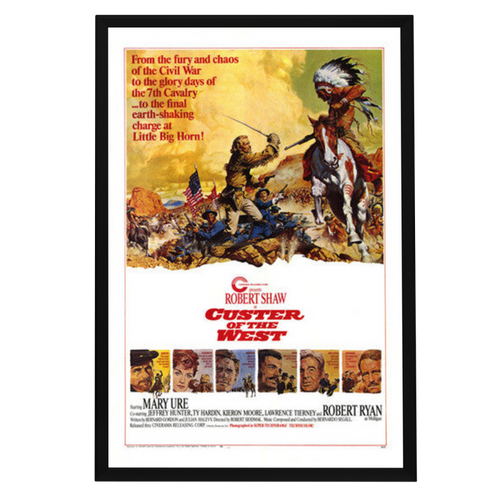 "Custer of the West" (1968) Framed Movie Poster