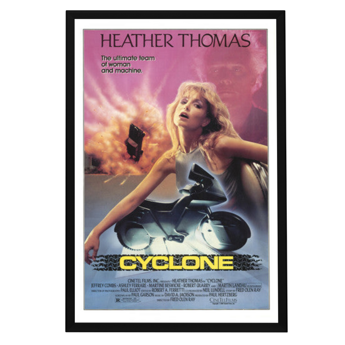 "Cyclone" (1987) Framed Movie Poster