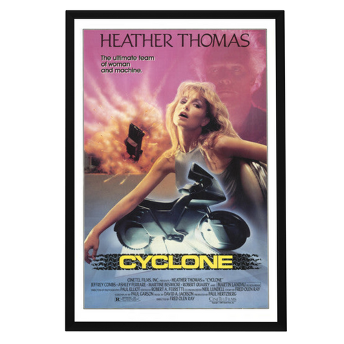 "Cyclone" (1987) Framed Movie Poster