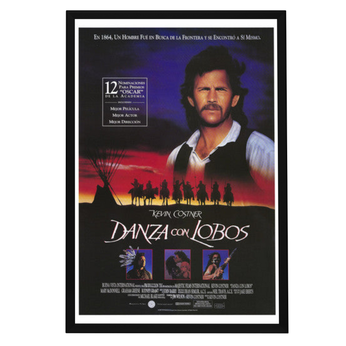 "Dances with Wolves" (1990) Framed Movie Poster