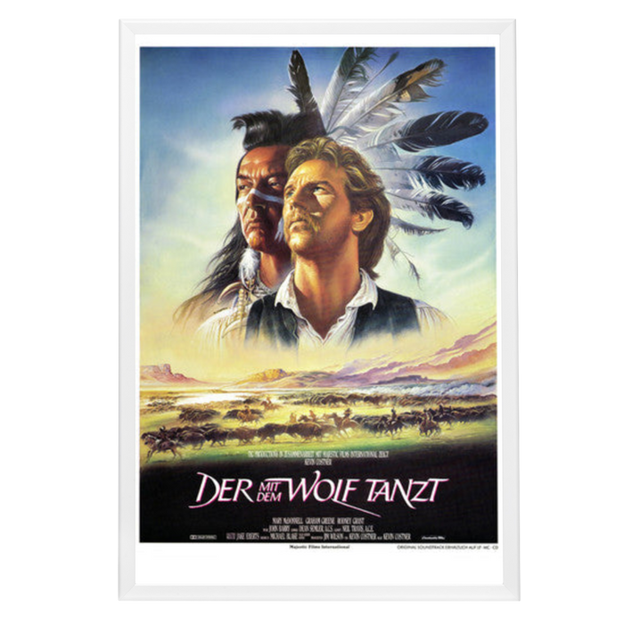 "Dances with Wolves" (1990) Framed Movie Poster