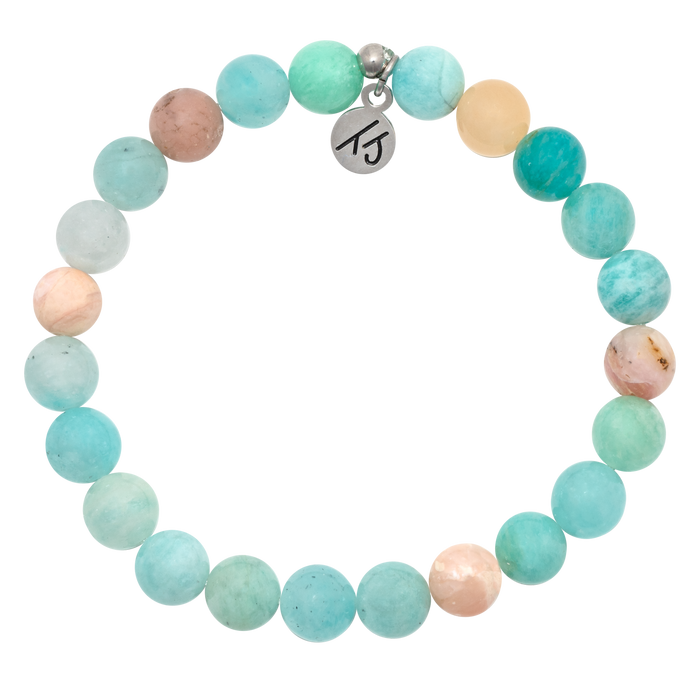 Defining Bracelet- Soothing Bracelet with Multi Amazonite Gemstones