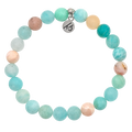 Defining Bracelet- Soothing Bracelet with Multi Amazonite Gemstones
