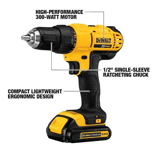DeWalt 20V MAX* Compact Drill/Driver Kit